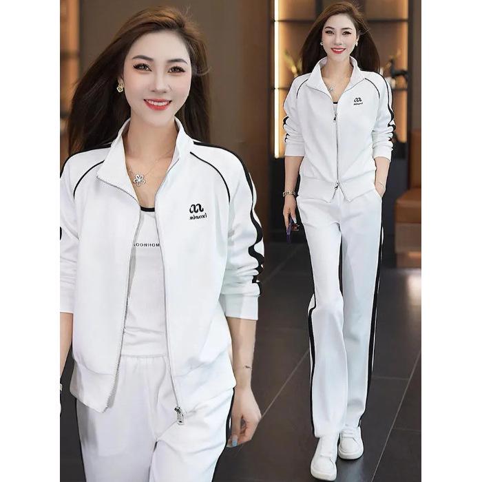 

Женский осенний комплект для похудения 2025 года: худи и брюки широкого кроя 4XL