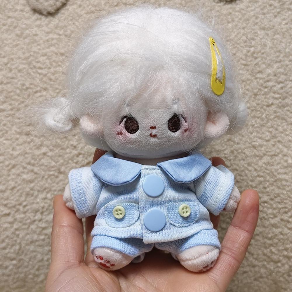 

Kids Toys Sweater Pant Set Replacement Games Doll Accessories Fashion Doll Outfit for 10CM Doll Set 2