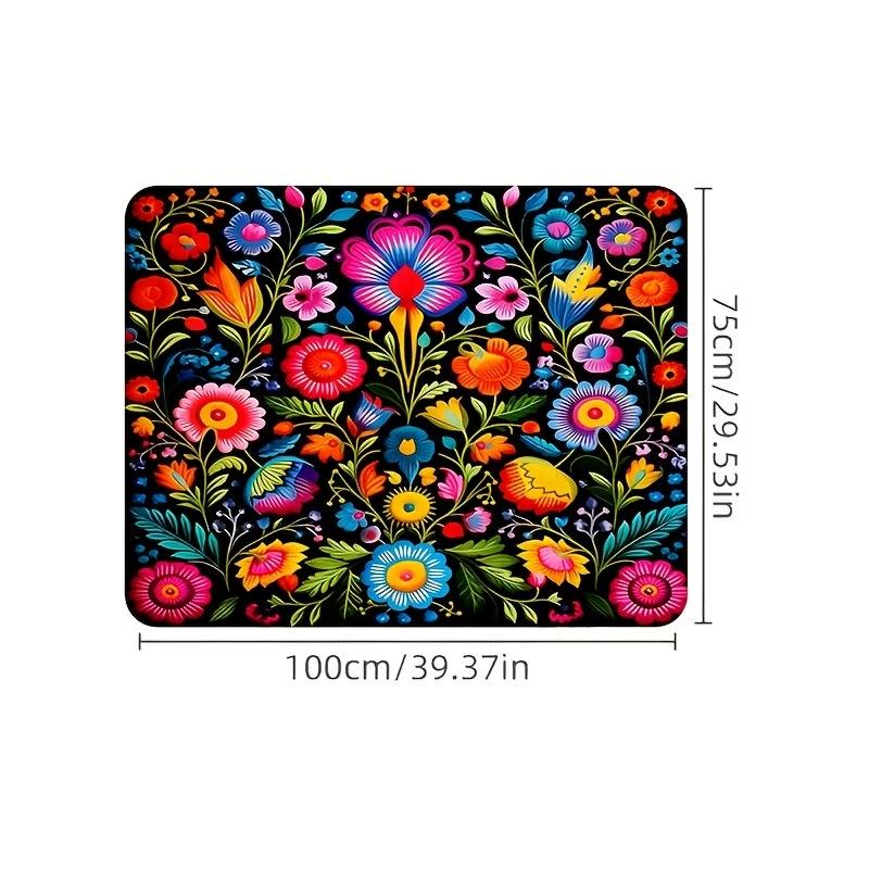 Floral Pattern Car Trunk Liner Mat