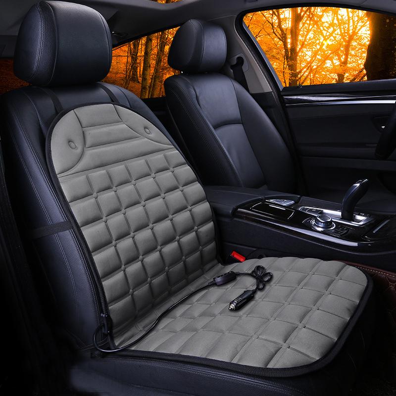 New Car Heating Square Cushion Electric Heating Warm Cushion Cushion Winter Car General Interior Home Office Warm Seat Cushion