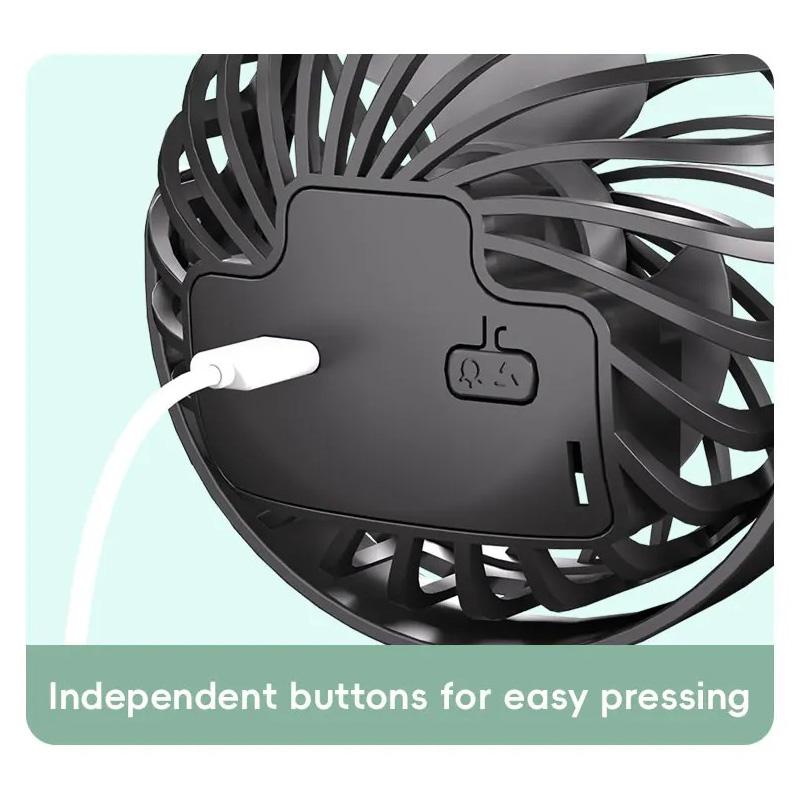 Popular stroller, octopus fan, desktop camping fan, USB rechargeable tripod fan, with light fan