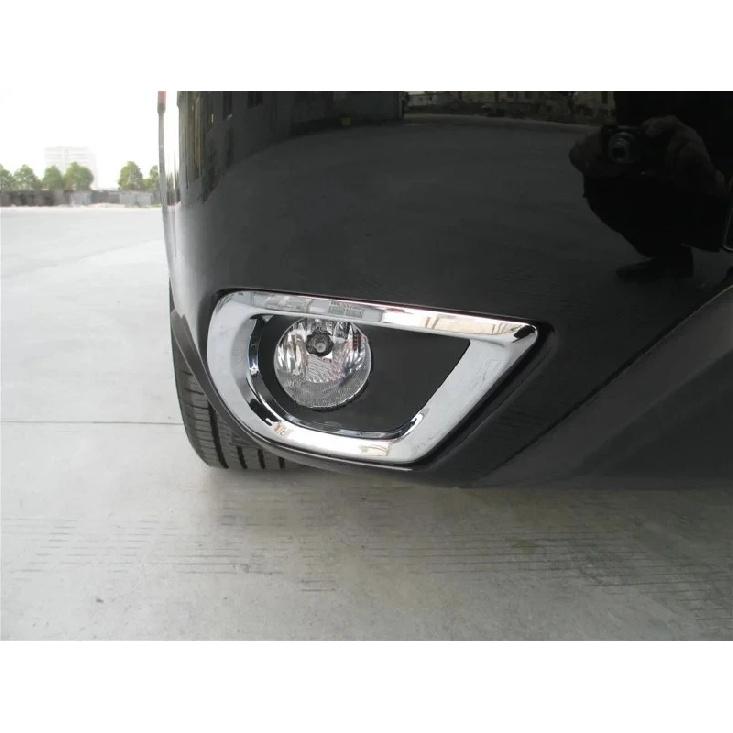 Front and Rear Fog Light Cover Trims FOR Subaru Forester SJ 2014 2015 2016 Lamp ABS Chrome Kit Foglight Car-Styling Accessories