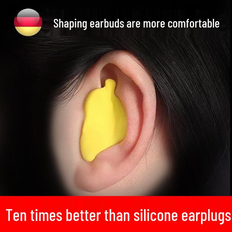 Noise-Blocking Earplugs for Sleeping and Studying - Heat-Molded, Anti-Snoring Solution