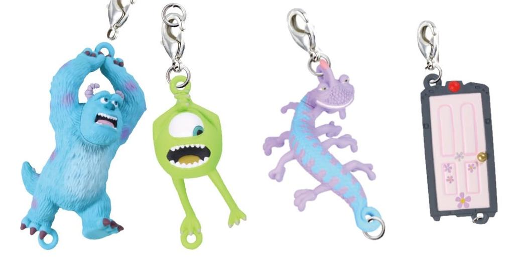 Monsters  Inc. Swinging Connecting Mascot [Set of 4 (Complete)] Gacha