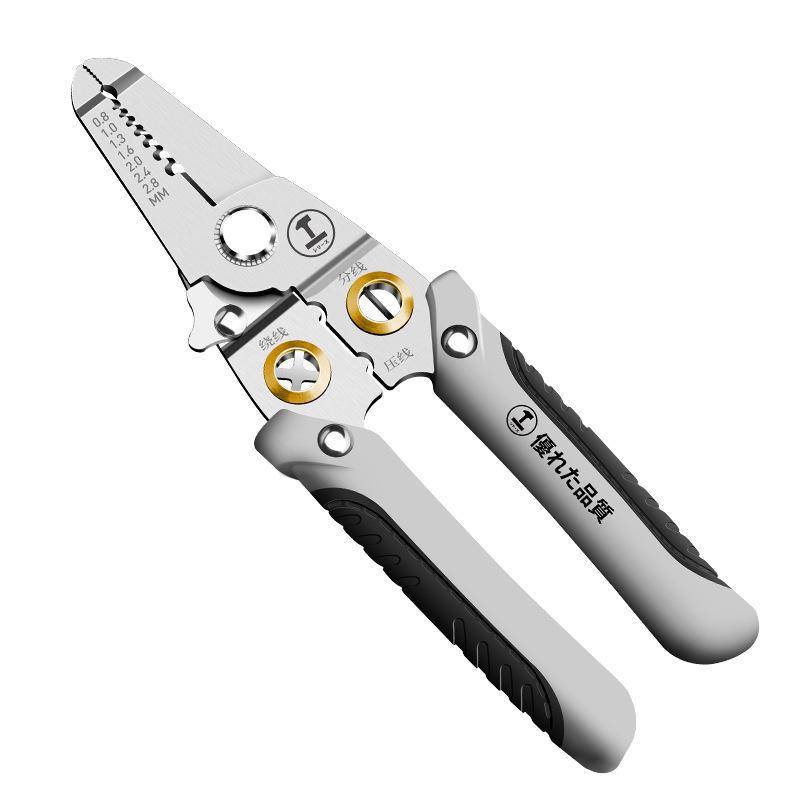 Green Forest Multi-Function Wire Stripping and Crimping Pliers – Industrial-Grade Electrician's Tool