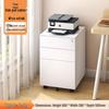 Under-Desk Mobile Metal Filing Cabinet with Locking Drawer and Office Storage