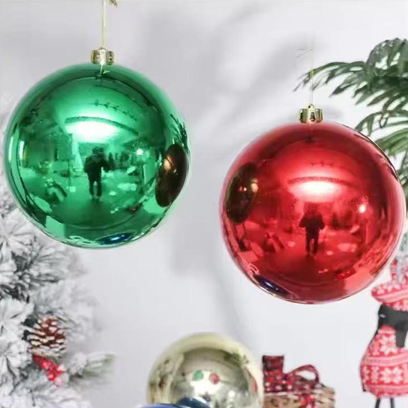 1 Stück 12/15/20CM Weihnachtsdekoration Kugel Weihnachtsbaumschmuck Hängende Glänzende Kugeln Für Zuhause Bar Party Hochzeit Weihnachten Deko