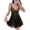 Sexy Lace Camisole Nightdress Set: Enhances Bust, See-Through Lingerie for Women