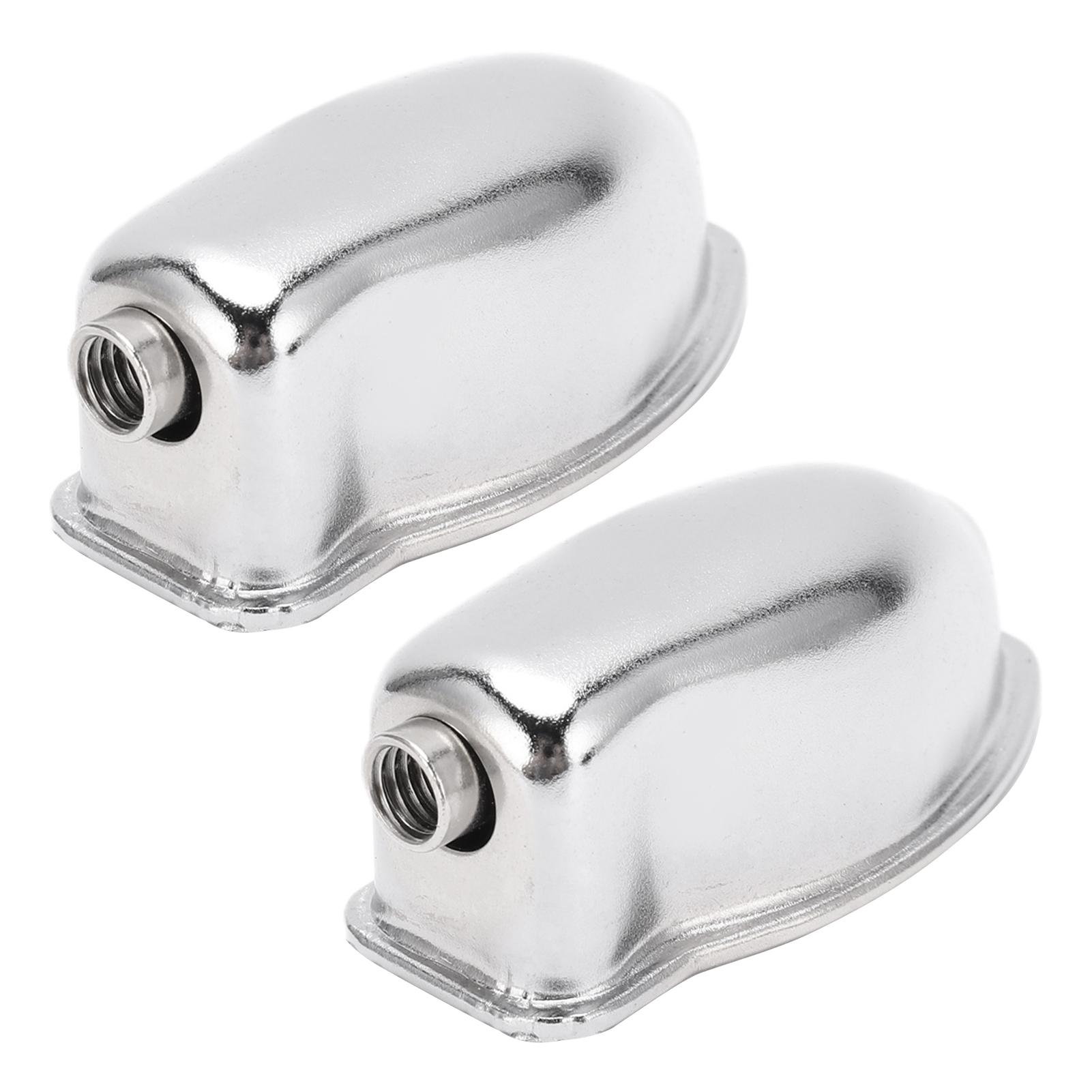 2 шт. Лаг для барабана Железо Цвет хром Комплект ушей для малого барабана Аксессуары для обслуживания музыкальных инструментовWC27H