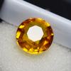 Natural Stunning Orange Sapphire 8.15 Ct Round Cut CERTIFIED Loose Gemstone