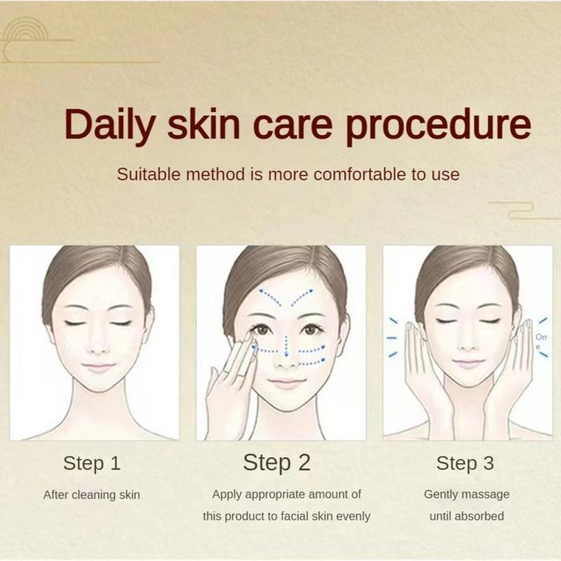 Čínský Kozinec Bělící Krém na Obličej Odstraňte Pihy Tmavé Skvrny Zesvětlující Rozjasňující Hydratační Proti stárnutí Péče o Pleť