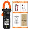  Non-Contact Voltage Detector, BT-7200A Digital Clamp Multimeter, With Backlit Display And Support Data Storage Function