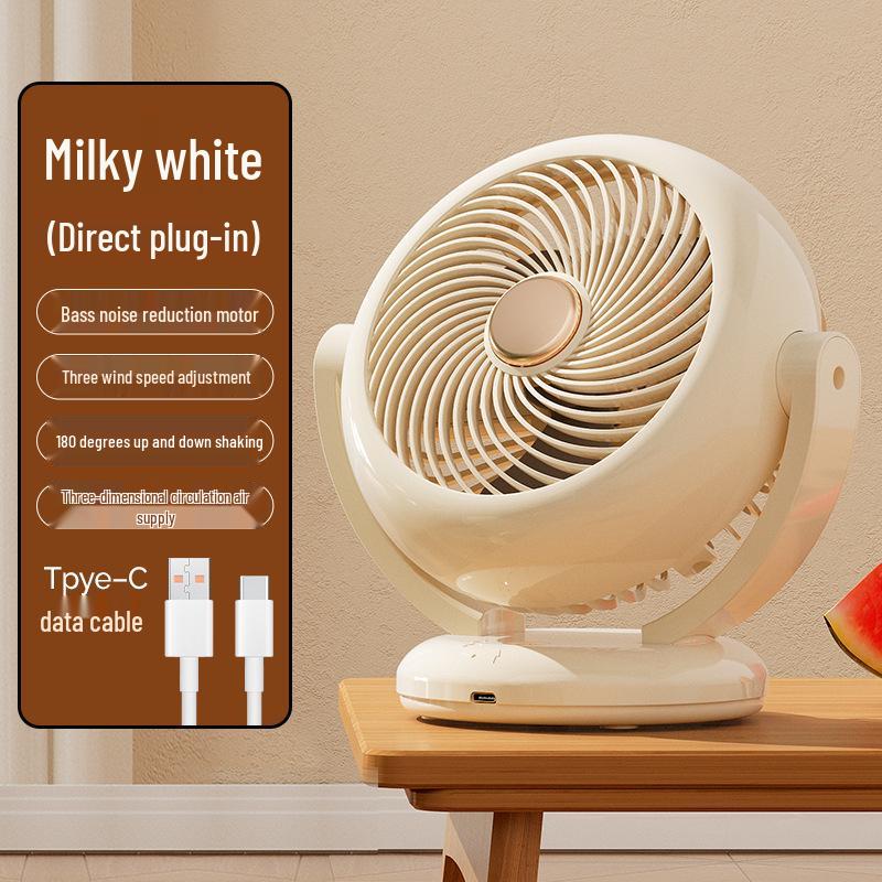 

2025 Rechargeable Portable Mini Fan - Long-Lasting USB Desktop Fan 17.3 x 10.8 x 17.6 cm