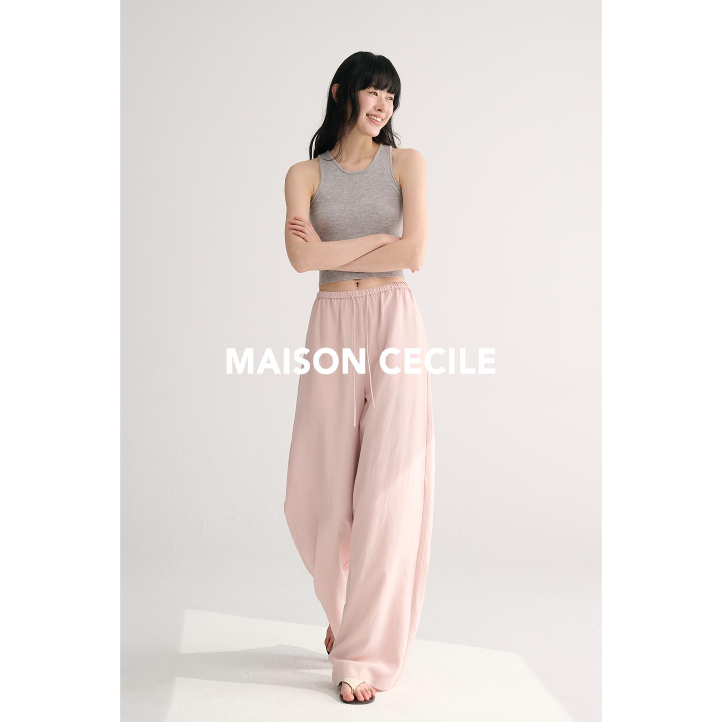 Five Colors Lightweight Tencel Linen Elastic Waist Loose Pants - Spring/Summer 2026 Collection Small