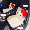 Hello Kitty Car Cushion Kawaii Plush Cushion Car Seat Pad Office Chair Seat Back Cushion Butt Mat Stuffed Waist Back Pad