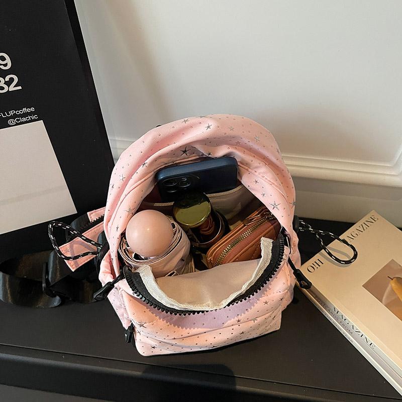 Zaino Stampa Stelle da Donna Grande Capacità Zaino da Pendolare Zaino con Coulisse