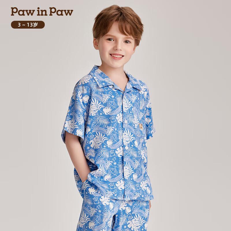 Летняя футболка с коротким рукавом для мальчиков PawinPaw с рисунком медвежонка 140