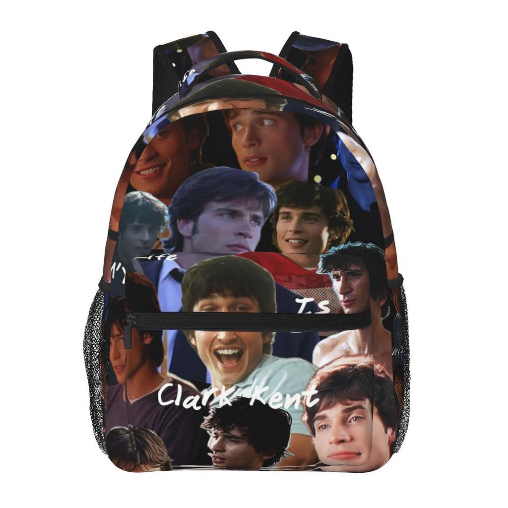 Vintage Tom Welling Heated Rivalry Student Backpack School Bag Hiking Travel Daypack for Men Women Fashion Bookbag Shoulder Bags