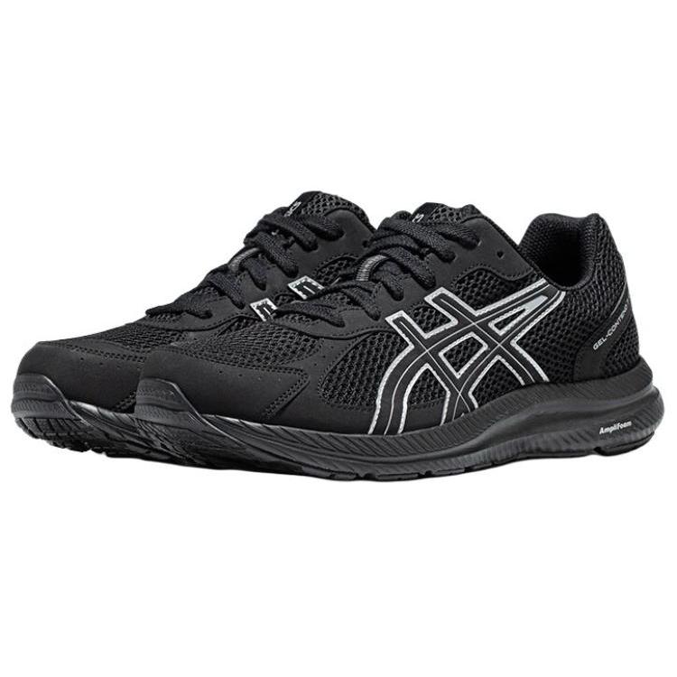 Asics Gel Contend 7 Textile, Synthetic Leather Cushioning Abrasion Resistant Cushioning, Wear Resistant Low Top Casual 1011B917-001