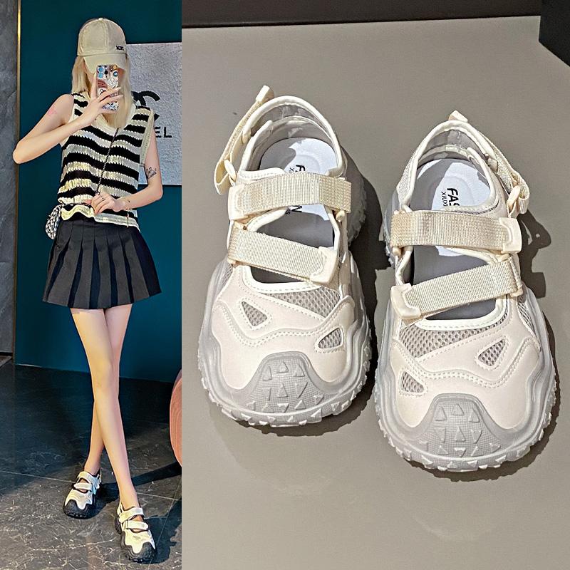 Fashion Fashion Trend Women's Wedge Sandals Non Slip Slipper Platform Ankle Strap Slingback Lightweight Women Shoes Sandalias De Mujer