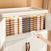 Folding Storage Box Storage Cabinet With Wheels Multifunctional Box With Pulley Household Sorting Wardrobe Organizer Container