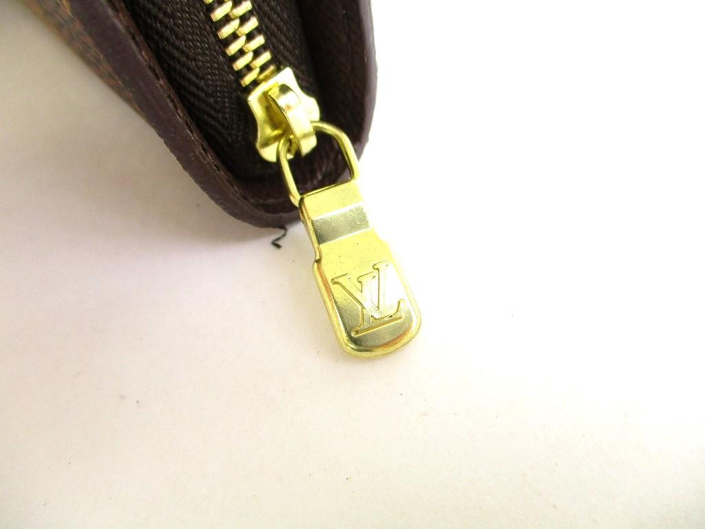 Authentic LOUIS VUITTON Damier Leather Round Zip Wallet Porto Monnaie Zip #9803  Open Box