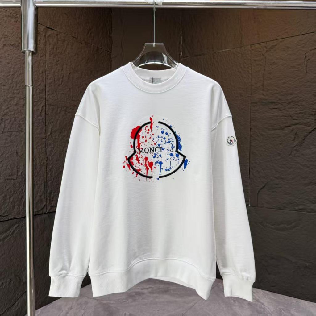 Meng Family Autumn/Winter Couple Hoodie with Badge Embroidery - Casual Breathable Round Neck Top