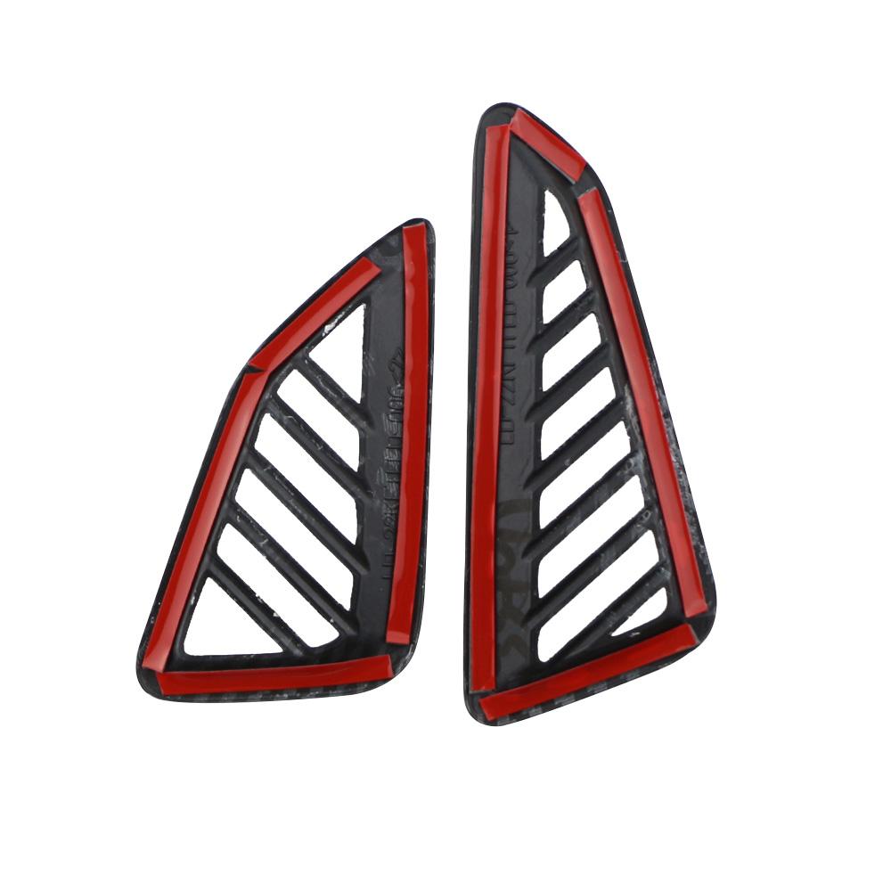 2 st ABS Bil Luftkonditionering Ventil Utloppsskydd Dekor Klistermärke Skydd för Toyota Corolla Cross XG10 2021-2023 LHD Tillbehör