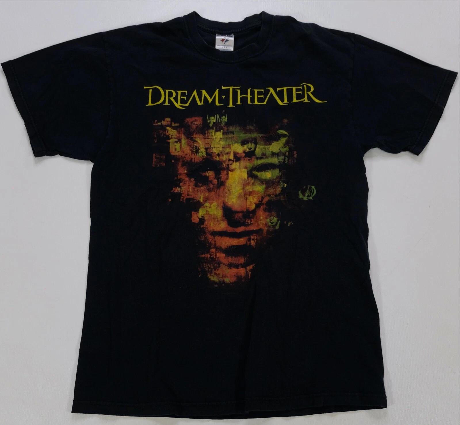 Rare Vintage Dream Theater Rock Band Tour T Shirt 90s 2000s LaBrie Portnoy SZ L L