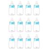 12Pcs Baby Bottle Baby Shower Favor Plastic Candy Bottle Mini Feeding Bottle for Birthday Baby Shower Gift Decor
