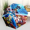 1pc Mega Man Automatic Folding Umbrella, Portable 3-Fold Design with 8-Bone Iron Frame, Outdoor for Fans, Travelers, Everyday Use, Gift Idea.Y038