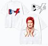 David Bowie Maglietta Regalo per Fan Unisex Unisex Harajuku Oversize Unisex Manica Corta Streetwear Alta Qualità Comoda Classica