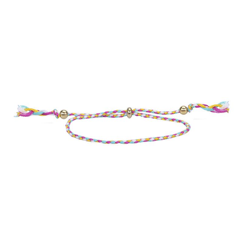 Bracelet Multicolor Bohemia Woven Wrap Friendship Bracelets Handmade Braided Friendship Bracelet Adjustable Colorful