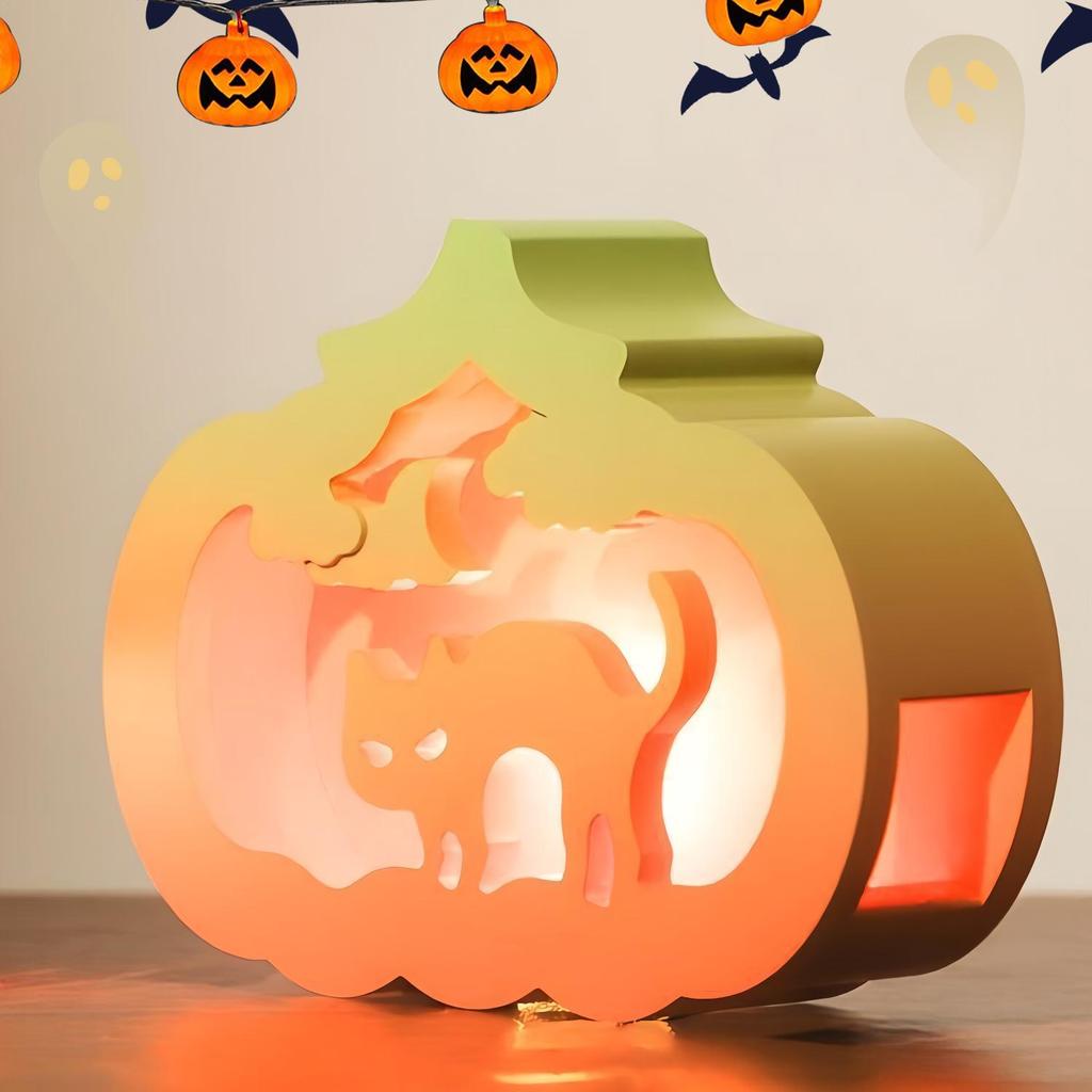 Silicone Molds Halloween Pumpkin Silicone Molds Craft Supplies Reusable Candle Maker For Clay Fondant Plaster Holiday Table