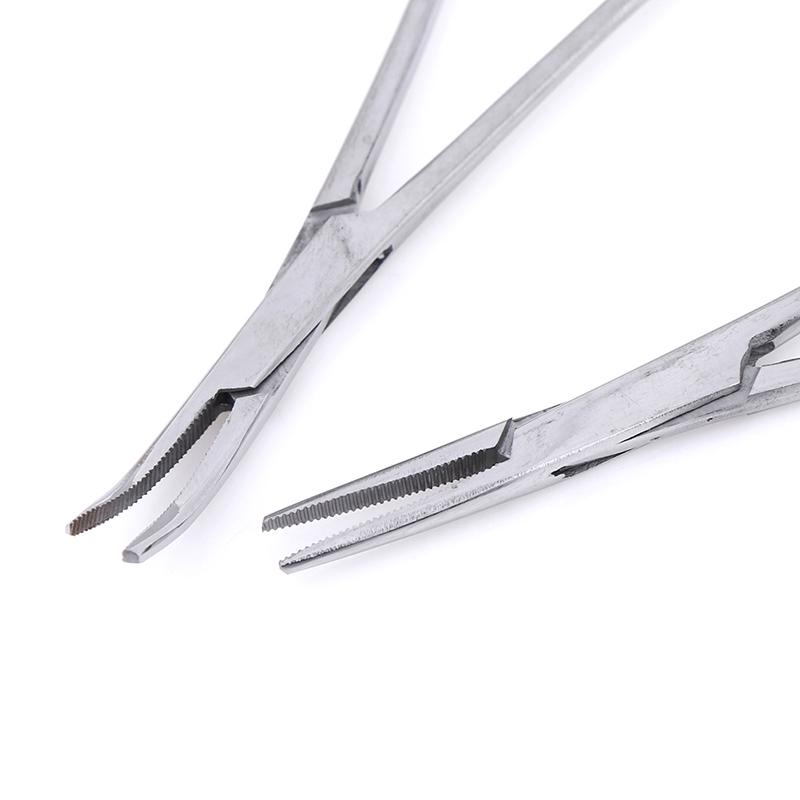Stainless Steel Locking Forceps Curved Mosquito Hemostat Tool 12.5Cm Length