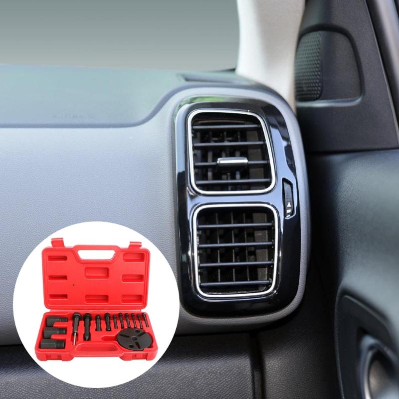 Professional Manual Tool Set for Car Air Conditioning System High Strength Alloy Materials Multiple Vehicle Application
