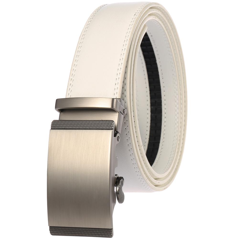 Belt Men'S Two-Layer Cowhide, Automatic Buckle Belt Men'S Leather Belt Ly25-1050-1