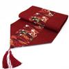 Vintage TableCloth with Tassel Table Cover Table Flag Red Chinese Style Table Runner  Wedding Party