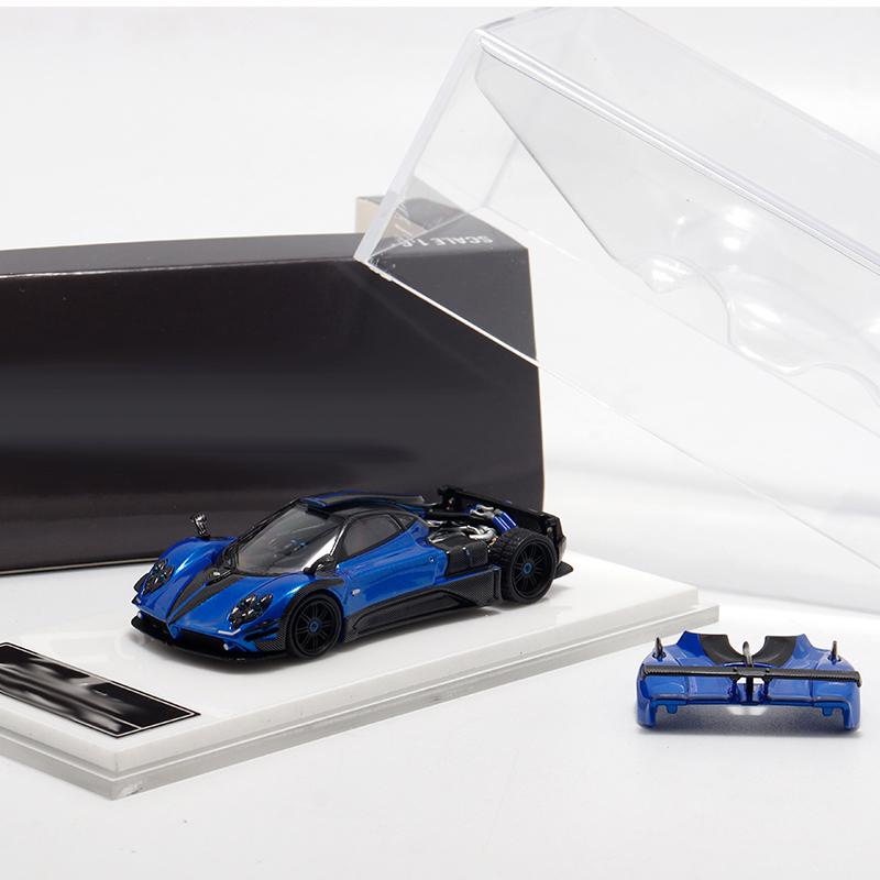 HKM 1:64 Zonda 760 LH Openable Hood Diecast Diorama Car Model Collection Miniature