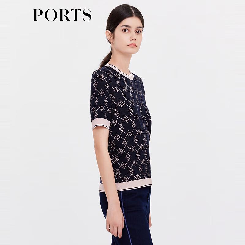 Ports Women's Autumn Short Sleeve Knit Top