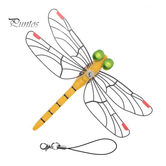 12CM Fake Dragonfly Decoration Weather-resistant Garden Fly Repellent Simulated Cartoon Dragonfly Model Toy Indoor Outdoor 3D Dragonfly Ornament