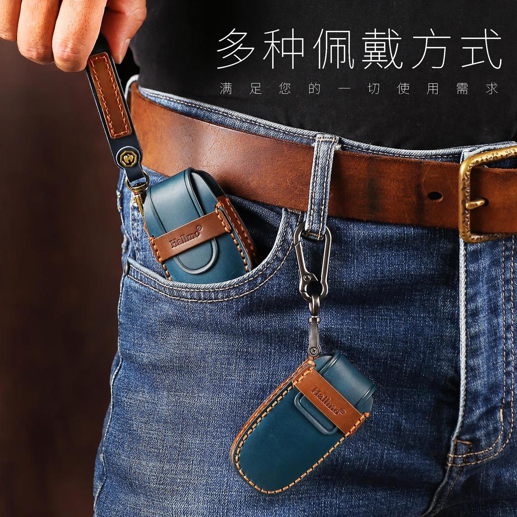 Suitable for2017 model  A4A5A6A7A8/TT Q3Q5Q7 Handmade Cowhide High-End Car Key Cover