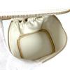 CHANEL A01998 logo vanity Bag Vanity Pouch Hand Bag Caviar Leather White