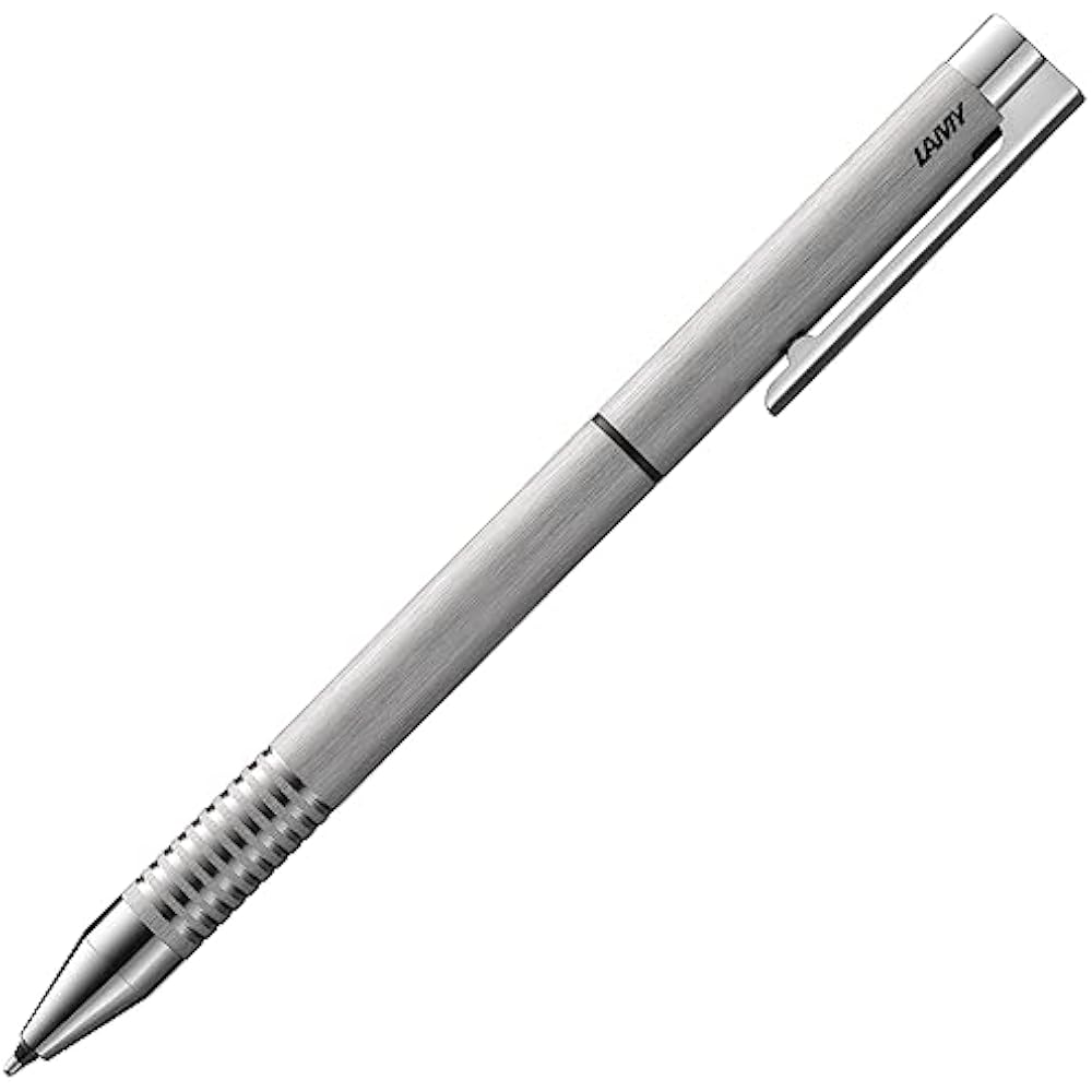 Brushed Twin Pen Multifunction Pen with Lamy Logo - Timeless Mechanical Pencil & Ballpoint Pen in...