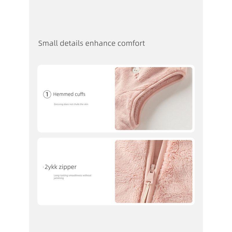 David Bella Kidsren's Outer Vest 2026 New Style Milk Velvet Vest for Girls, Baby Girl Winter Vest Top