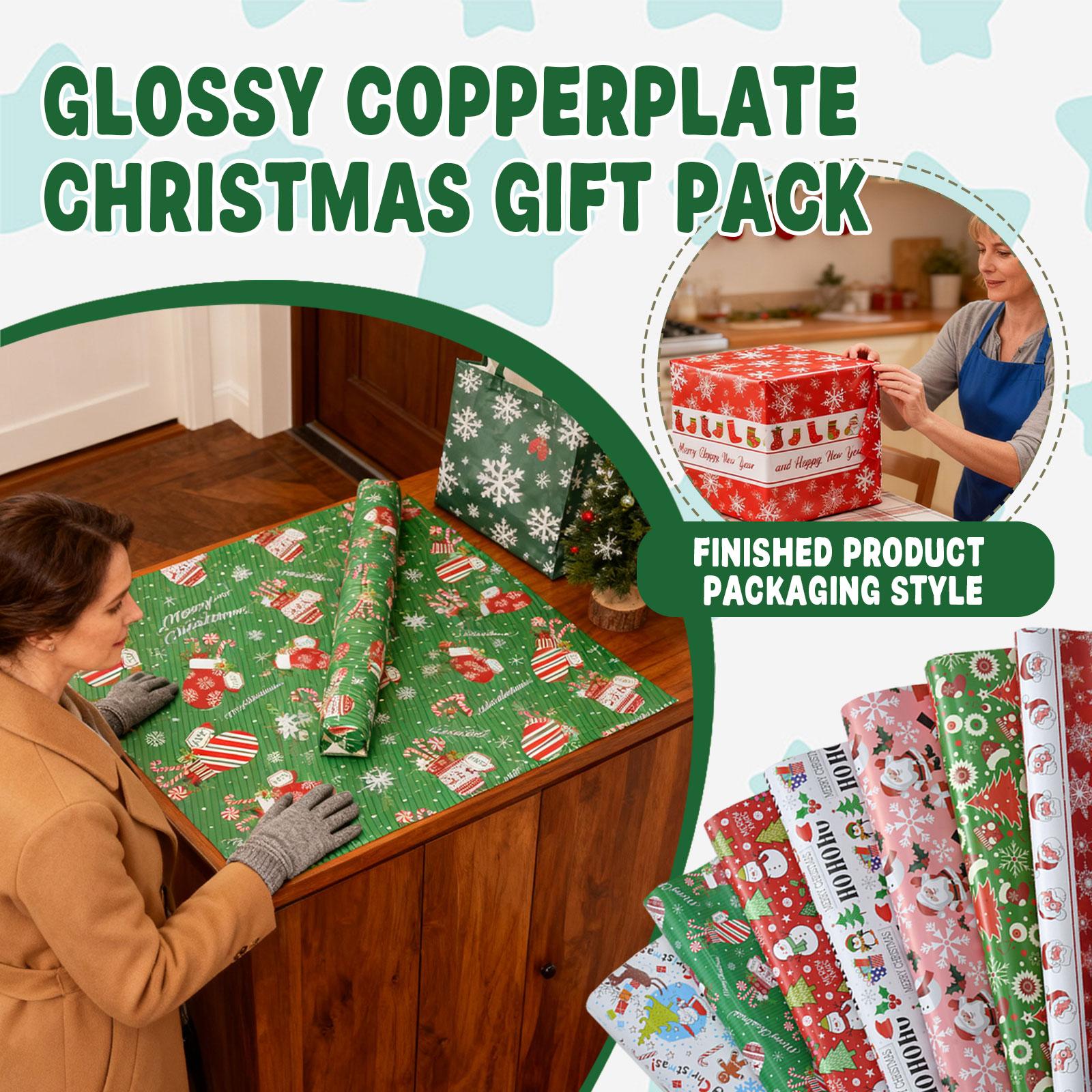 

Різдвяний набір рулонного пакувального паперу - Рулони пакувального паперу для подарунків, Загальна площа в квадратних футах, Лускунчик, Цукеркова тростина, Панчохи Набір з 8 різдвяних рулонних пакувальних One Size синій