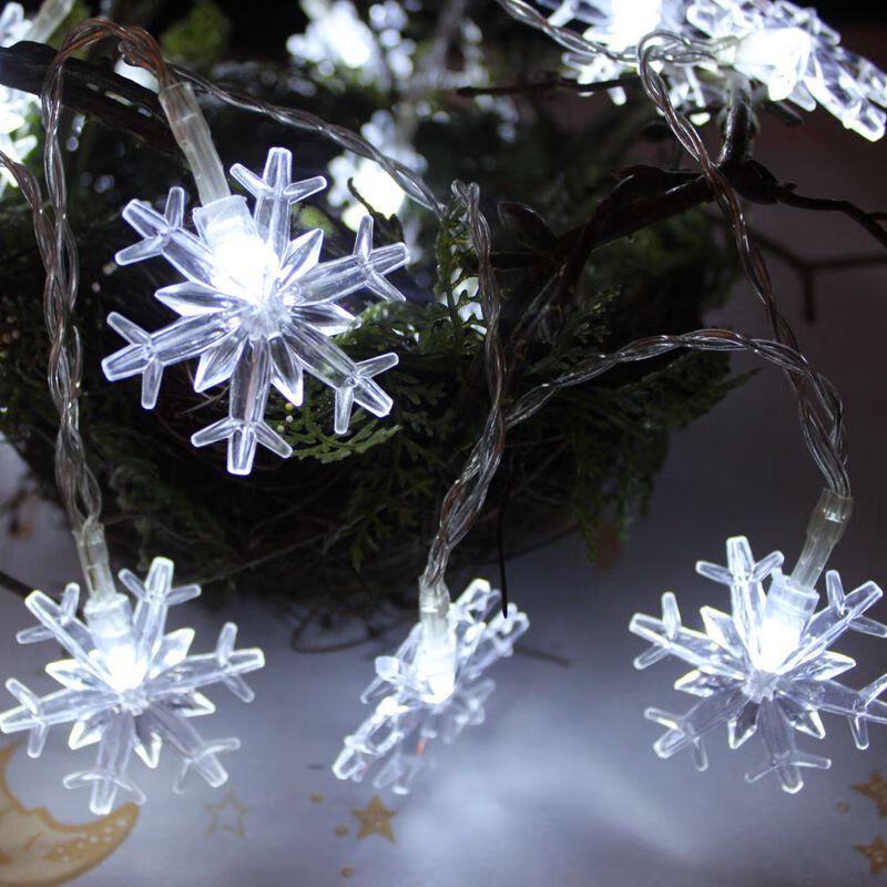 Snowflake LED String Lights