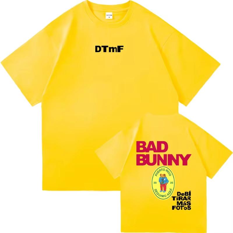 

I Should Have Taken More Photos of Bad Bunny2026 Summer New Cotton Printed Unisexs and Womens Loose and Fashionable Tshirt 3XL
