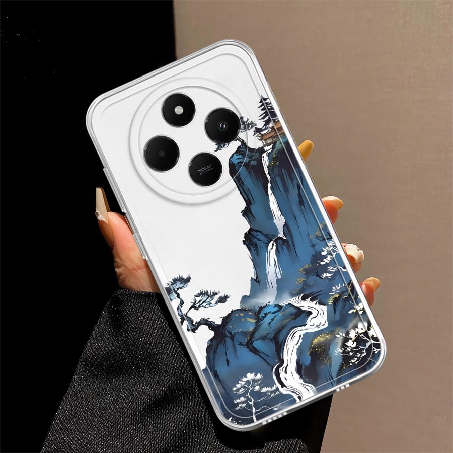 

Мягкий чехол для телефона для Xiaomi Poco X3 Pro X3 NFC Горы Воды Искусство Poco X3
