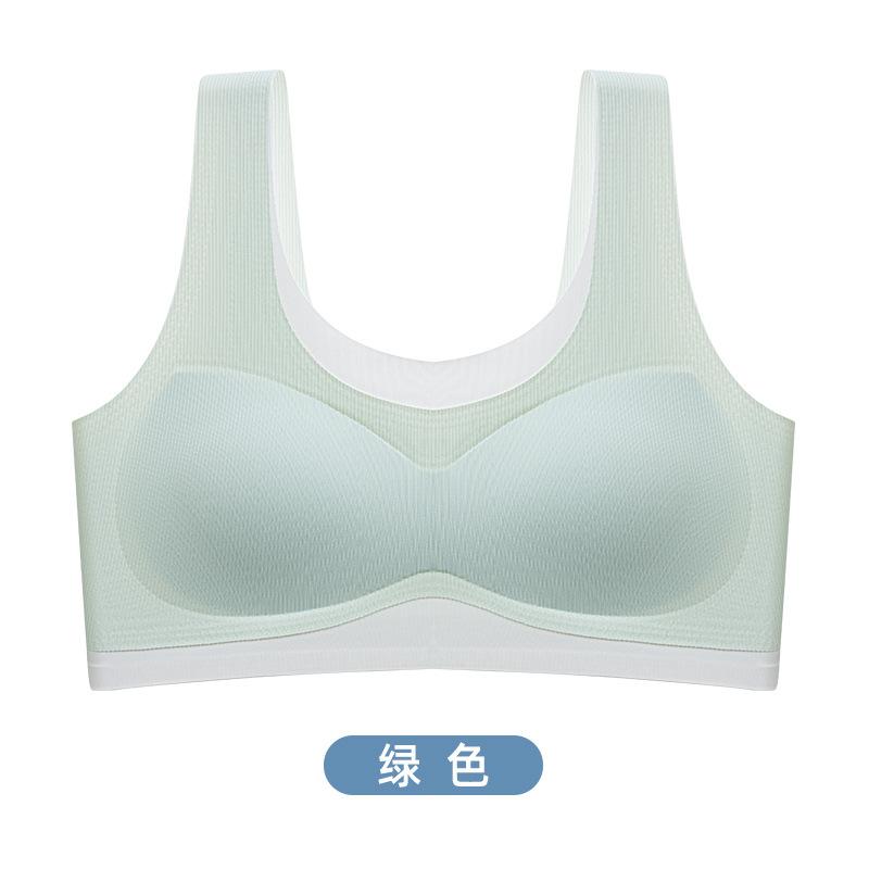 Students, junior high school students, seamless bras, children's youth development period sports shock-proof vest-1